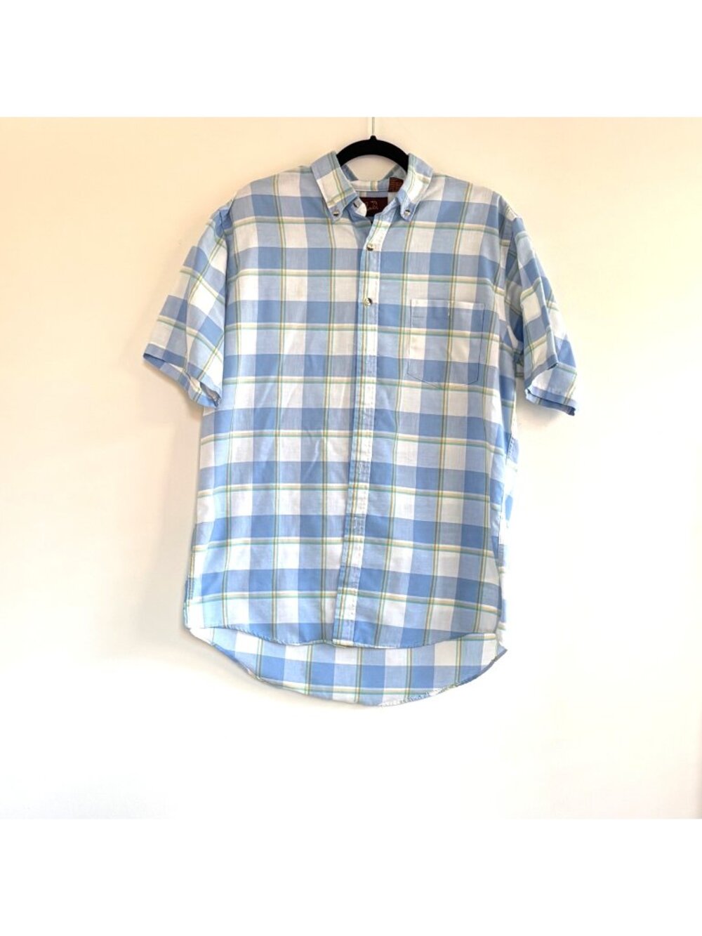 Vintage Arnie Arnold Palmer Plaid Button Down Golfcore Coastal Prep Sz L